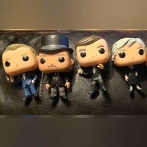 Set of 4 Collectible FUNKO Figures - James Bond No Box Included